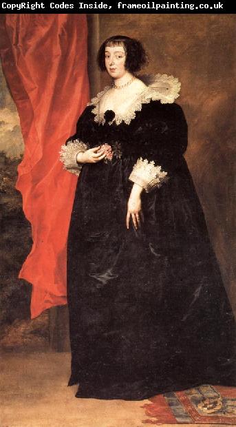 Anthony Van Dyck Portrait of Marguerite of Lorraine,Duchess of Orleans